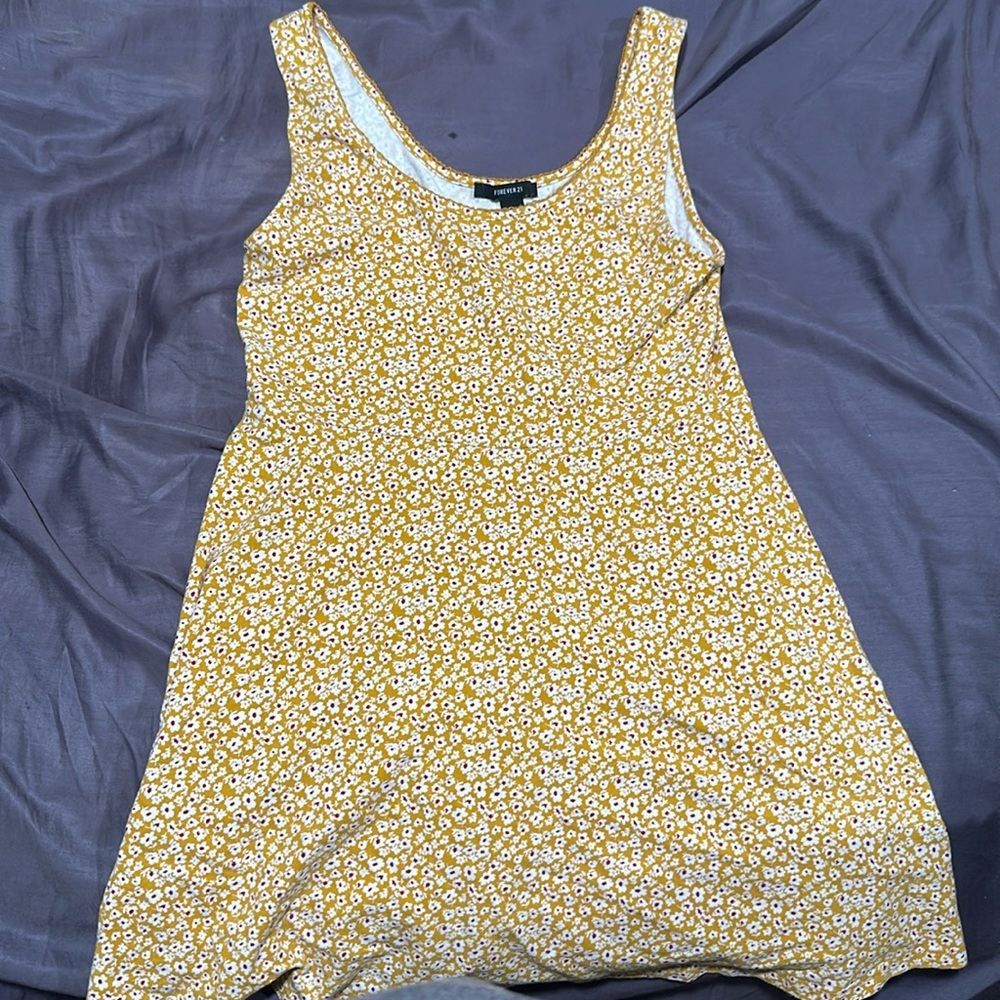 Flowery Skater Dress